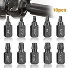 10PCS Screw Extractor Set Hex Head Multi-spline Easy Out Bolt Remover Tool Kit. Fixed Price $9.41.