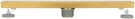 Oatey DL32240BG Designline 24" Linear Shower Drain - Square Grate, Brushed Gold. Fixed Price $47.35.