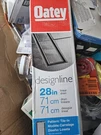 Oatey Designline 28" Stainless Steel Linear Shower Drain Tile-in DLS1280R2. Fixed Price $34.99.