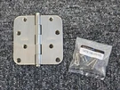 Baldwin Hinges - Model 1140.056.1 4.0" 1/4" Radius Corner Satin Nickel. Fixed Price $20.00.