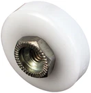 Prime-line 6001 3/4 In., Flat Roller Ball Bearing Tub White. Fixed Price $11.99.