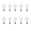 Feit Electric 60-WATT Equivalent A19 Non-dimmable General Purpose E26 (10-PACK). Fixed Price $13.99.