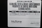 (1-PK) Nutone Under Cabinet Vent Hood Black 30" Length Missing Packaging. Fixed Price $60.97.