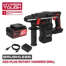 20V Brushless Sds Plus Rotary Hammer Drill With 1.5AH Battery. Fixed Price $90.00.