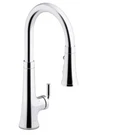 Kohler Tone Touchless K-23766-CP Pull Down Spray Kitchen Faucet Polished Chrome. Fixed Price $398.00.