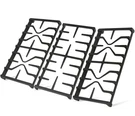Ge Gas Stove Burner Grates Set (3) WB31X27151 & WB31X27150 Cast Iron New Oem. Fixed Price $110.49.
