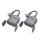 Geeni Outdoor Smart Plug 2-PACK, Weatherproof Wi-fi Outlet, Alexa/google. Fixed Price $99.00.
