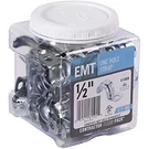 Halex, 1/2 In. Electrical Metallic Tube (emt) 1-HOLE Straps 61505B, 100 Per. Fixed Price $26.36.