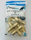 Sharkbite Pex Brass Tee 3/4 UC370LFA Pack Of 10. Fixed Price $49.99.