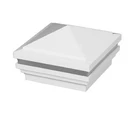 Fiberon 5 In. X White Led Fits Post Sleeve Hardwired Deck Light. Fixed Price $34.99.