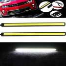 2X Ultra Slim Hyper White Aluminum Led Drl Car Daytime Running Lights Fog Lamps. Fixed Price $13.65.