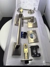 Schlage Century Keyed Front Entrance Handleset F60 V 619 Lat Satin Nickel. Fixed Price $79.00.
