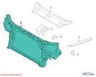 2012 Audi A8 Quattro Lock Carrier Radiator Support Used Oem 4H0805594E. Fixed Price $449.99.