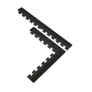 18.4 In. X Black Commercial Pvc Garage Flooring Trim Kit. Fixed Price $52.99.