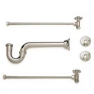 Signature Hardware Bathroom Trim Kit For 1/2" Copper Pipe - From Wall. Fixed Price $125.00.