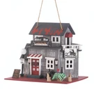 Route 66 Biker Bar Birdhouse Garden Outdoor Yard Wildlife Wood Hanging Nest Lawn. Fixed Price $32.45.