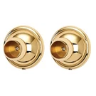 Alno A9246-PB/NL Yale Bath Shower Rod Brackets Only Unlacquered Brass. Fixed Price $99.96.