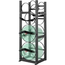 Refrigerant Rack, With 2 X 30LBS And Other Small Bottle Tanks, Cylinder. Fixed Price $120.47.