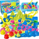 Essenson Sensory Bin - 52 Pcs Play Kit With 3LBS Magical Sand, Beach Toy.... Fixed Price $36.14.