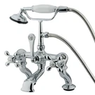 Kingston Brass CC416T Vintage Deck Mounted Clawfoot Tub Filler - Chrome. Fixed Price $607.72.