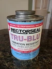 Nos Rectorseal 31431 Brush Top Tru-blu Pint Pipe Thread Sealant Blue. Fixed Price $21.00.