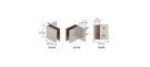 Crl MFCW11 Brushed Stainless Wall Mount Square Mall Front Clamp. Fixed Price $46.88.