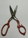 Vintage Orange Handle Wiss 8 Household Shears Scissor Jar Claw Bottle Opener. Fixed Price $9.99.