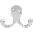 Double Robe Hook, 2-1/8" High, 1" Projection, Polished Chrome By Stone Harbor. Fixed Price $17.18.