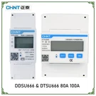 Genuine Chint DDSU/DTSU666 Digital Power Meter Single/three Phase Din Rail Mount. Fixed Price $99.99.