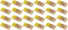 Snap Mouse Traps With Spring Action Expanded Cheese-shaped Trigger, Brown. Fixed Price $30.29.