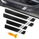 4PCS Door Sill Protector, Edge Guards, Carbon Fiber Auto En.... Fixed Price $36.91.