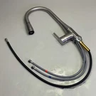 Symmons Sereno Single Handle Pull-down Kitchen Faucet Satin Nickel SK2302STSPD10. Fixed Price $336.00.