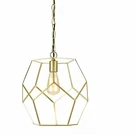 Af Lighting Bellini 1-LIGHT Brushed Gold Industrial Style Pendant 9133-1P. Fixed Price $79.99.