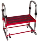 Steck Pro Step Heavy Duty Adjustable Height Stool With Retractable Wheels 20350. Fixed Price $229.95.