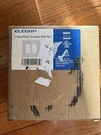 Elegrp 2-GANGPLASTIC Screwless Wall Plate White 3032GM-WH5 Pack. Fixed Price $9.99.