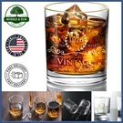 Vintage 1976 Whiskey Glass With 24K Gold Finish, 10 Oz Fashioned Style. Fixed Price $39.89.