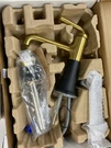 Kohler 27415-4N-BMB Matte Black/moderne Bronze Sink Faucet, 0.5 Gpm. Fixed Price $255.99.
