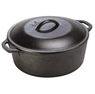 Lodge Cast Iron 5 Quart Seasoned Dutch Oven L8DOL3. Fixed Price $45.00.