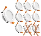 Ygs-tech 3 Inch Led Recessed Lighting Dimmable 5000K 8 Pack. Fixed Price $23.99.