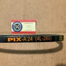 New Pix 4L260 1/2" 26" Multi Purpose Reinforced Rubber V Belt. Fixed Price $9.79.