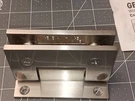 Crl GEN037BN Geneva Glass Hinge Bushed Nickled Wall Mount Tub Shower. Fixed Price $37.00.
