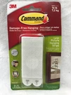 3M Command Picture Hanging Strips 4-LARGE Pairs 16 Lb. White 17206-ES. Fixed Price $5.75.