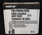 Wrap-on 31045 Pipe Heating Cable 45' 90W 120V Built-in Thermostat New. Fixed Price $44.99.