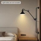 360 Adjustable Swing Long Arm Wall Sconce Lamp Bedroom Bedside Lighting Fixture. Fixed Price $103.11.