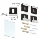 Crl Brite Chrome Quartet Clip Set For Frameless Wall Mirrors. Fixed Price $6.12.