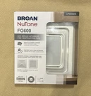 Broan-nutone FG600 Grille Bath Fan Upgrade Kit White Led Light New/open Box. Fixed Price $20.77.