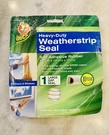 Duck Heavy Duty Weatherstrip Seal Large Gap Self Adhesive Nip 3/8 X 1/4. Fixed Price $7.99.