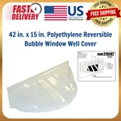 Maccourt W4217 In. X 15 Polyethylene Reversible Bubble Window Well Cover. Fixed Price $14.19.