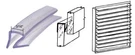 Crl Clear Jalousie And Louver Slat Vinyl - 100 Ft. Fixed Price $55.50.