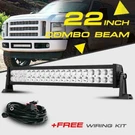 22" 280W Led Work Light Bar Spot Flood Driving Offroad Truck Utv Fog 20/24". Fixed Price $29.99.